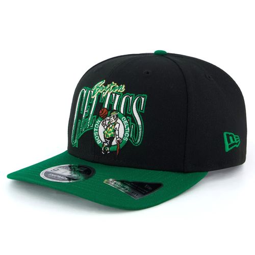 Bone Unissex New Era 9Fifty Snapback Boston Celtics NBA Preto-14700463- -1-